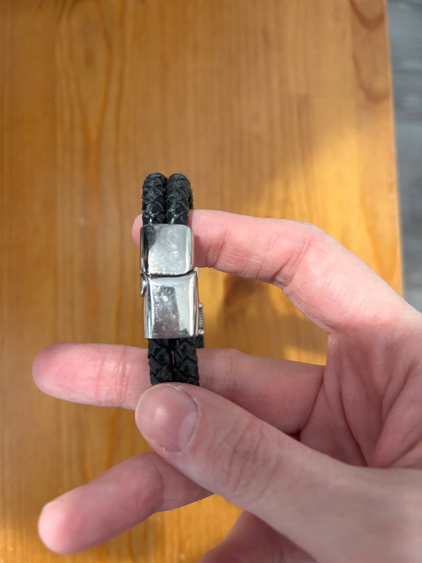 Bracelet style cuirette et stenless