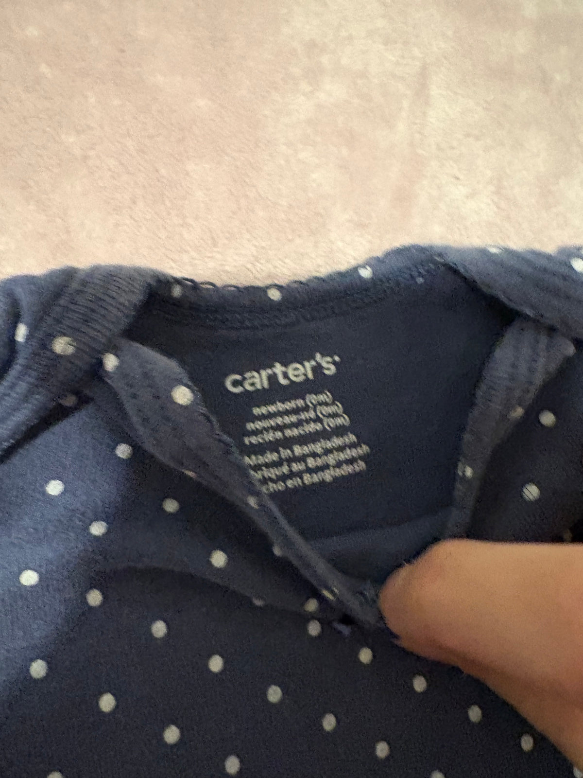 Cache-couche carter’s newborn état neuf