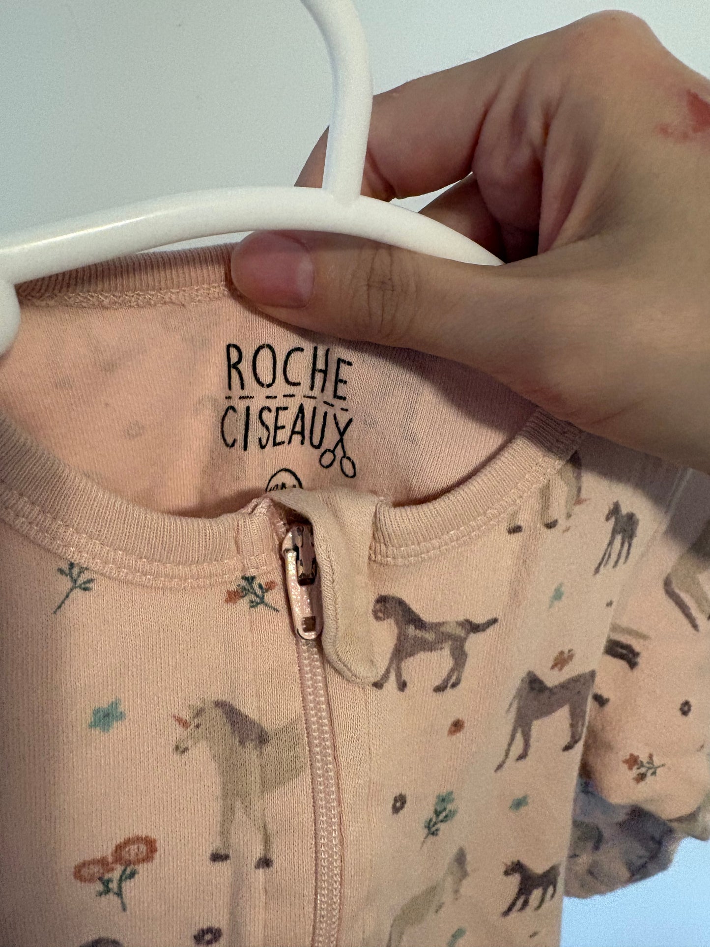 Pyjama roche ciseaux 12 mois *