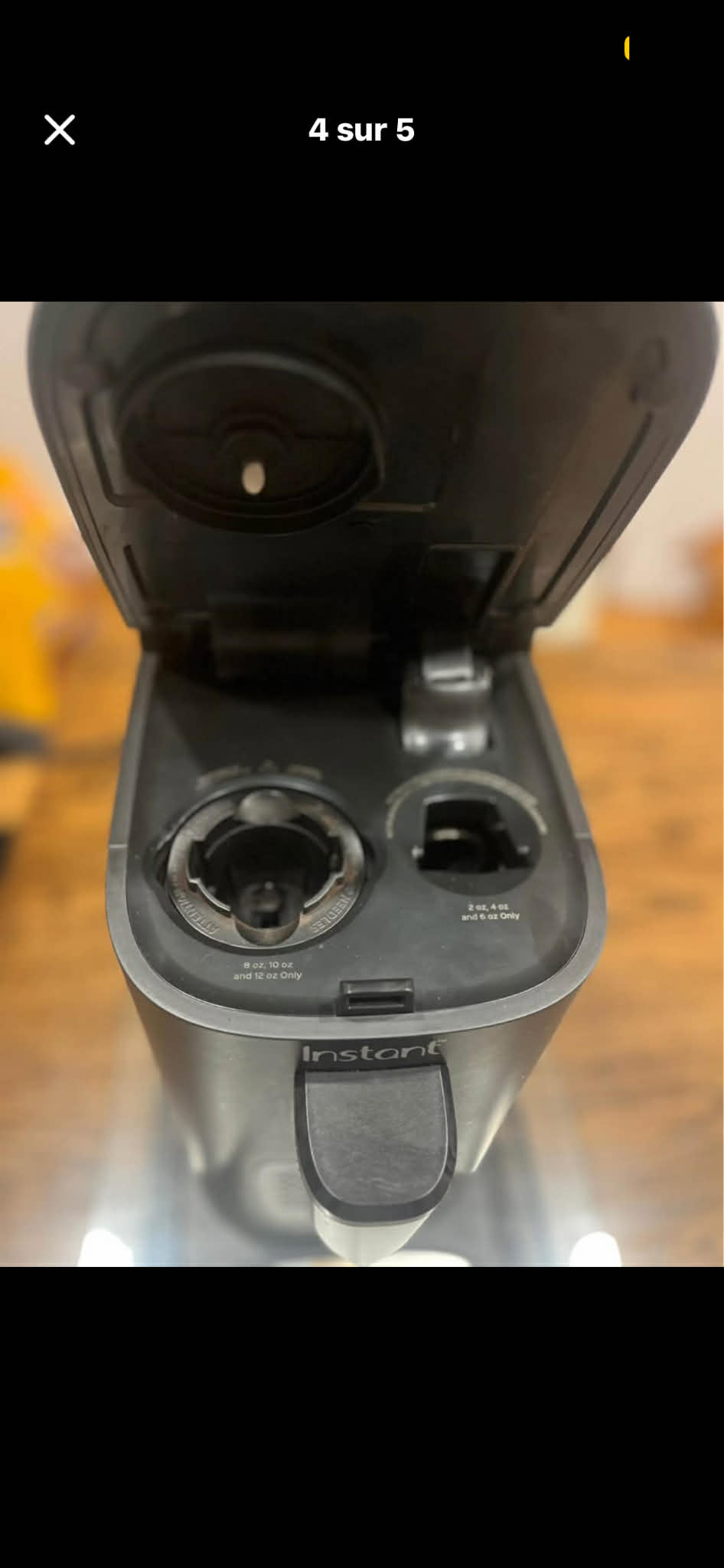 Cafétière cup instar avec rac à cup inclus 😍