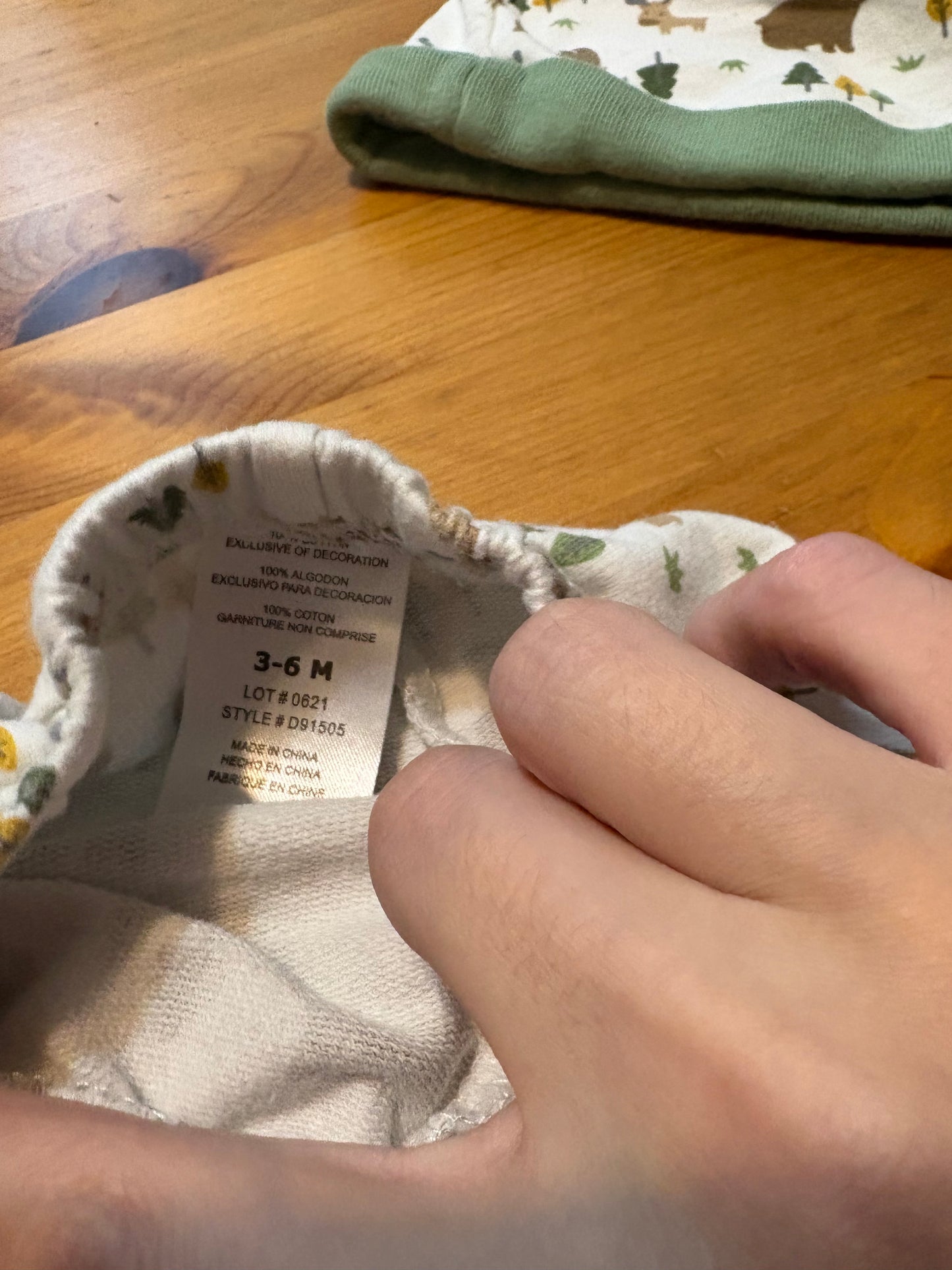 Pantalon et bonnet 3-6 mois