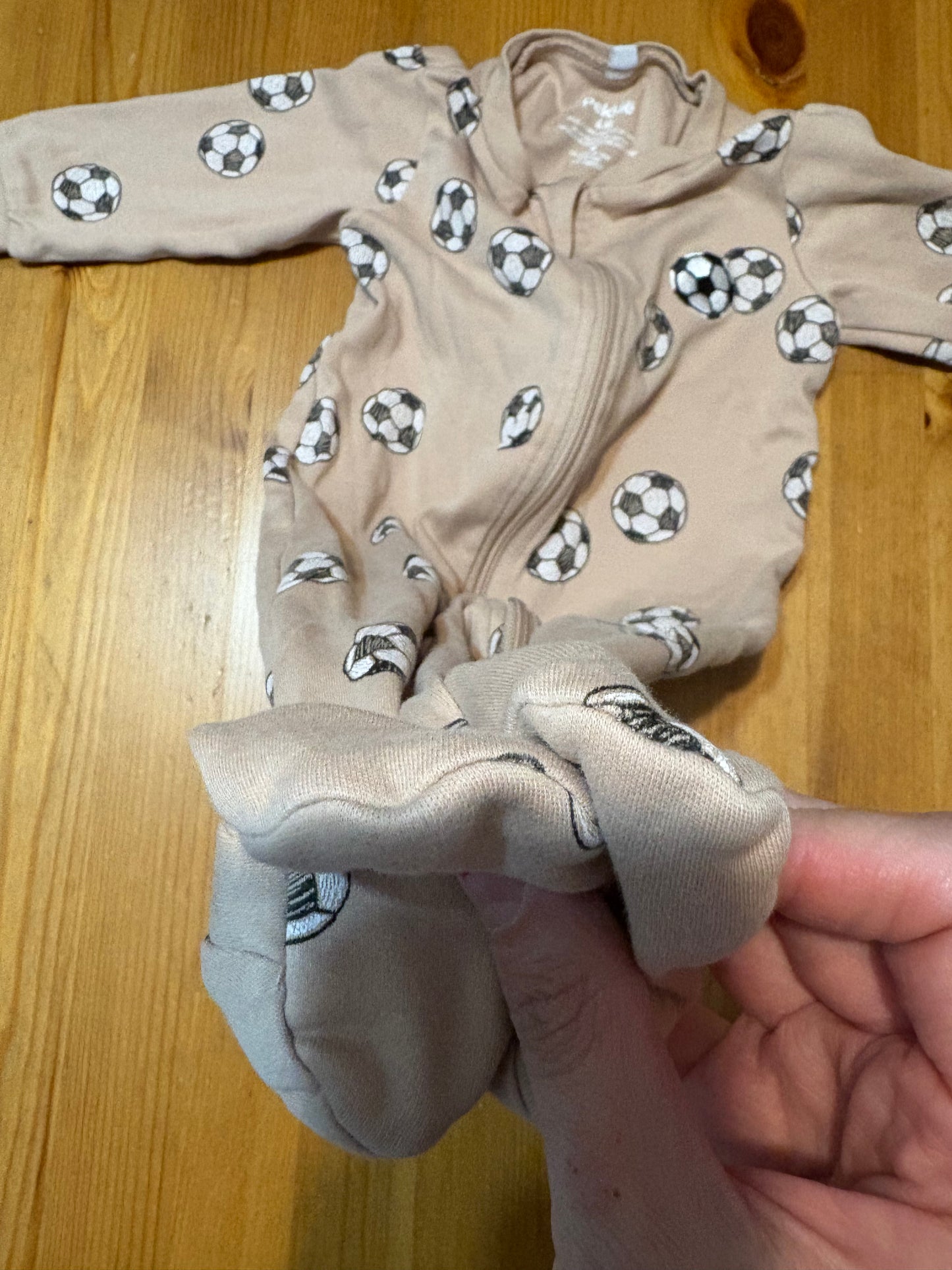 Pyjama pekkle soccer beige 6 mois