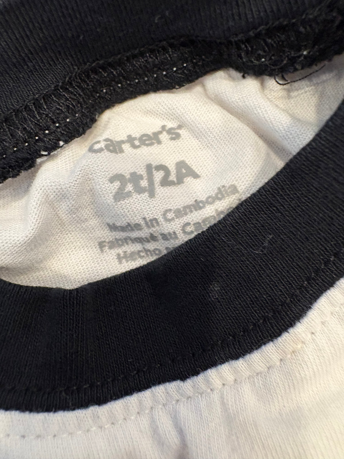 Chandail carter's 2T (cmb)