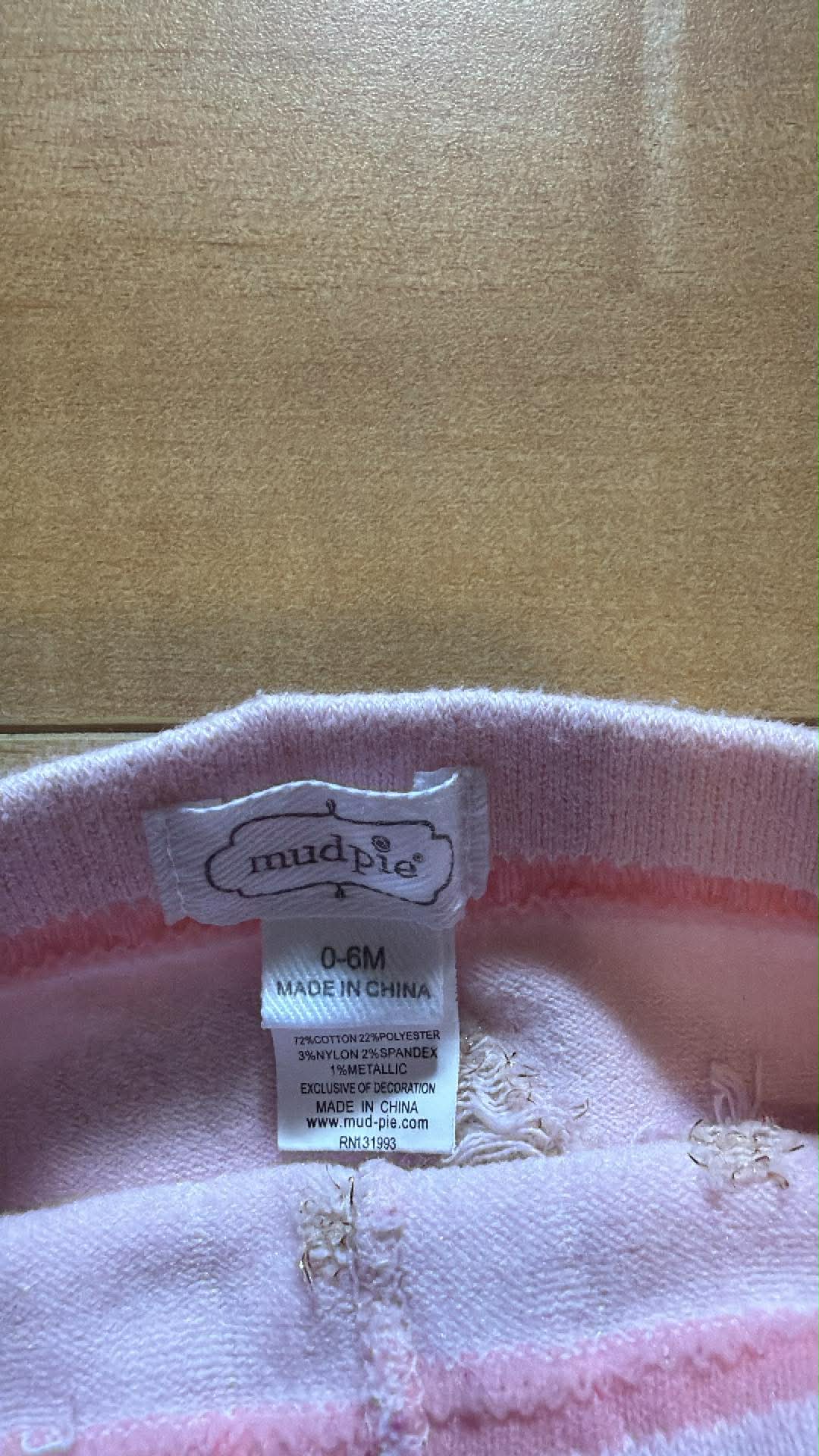Collant 6-9 mois mudpie