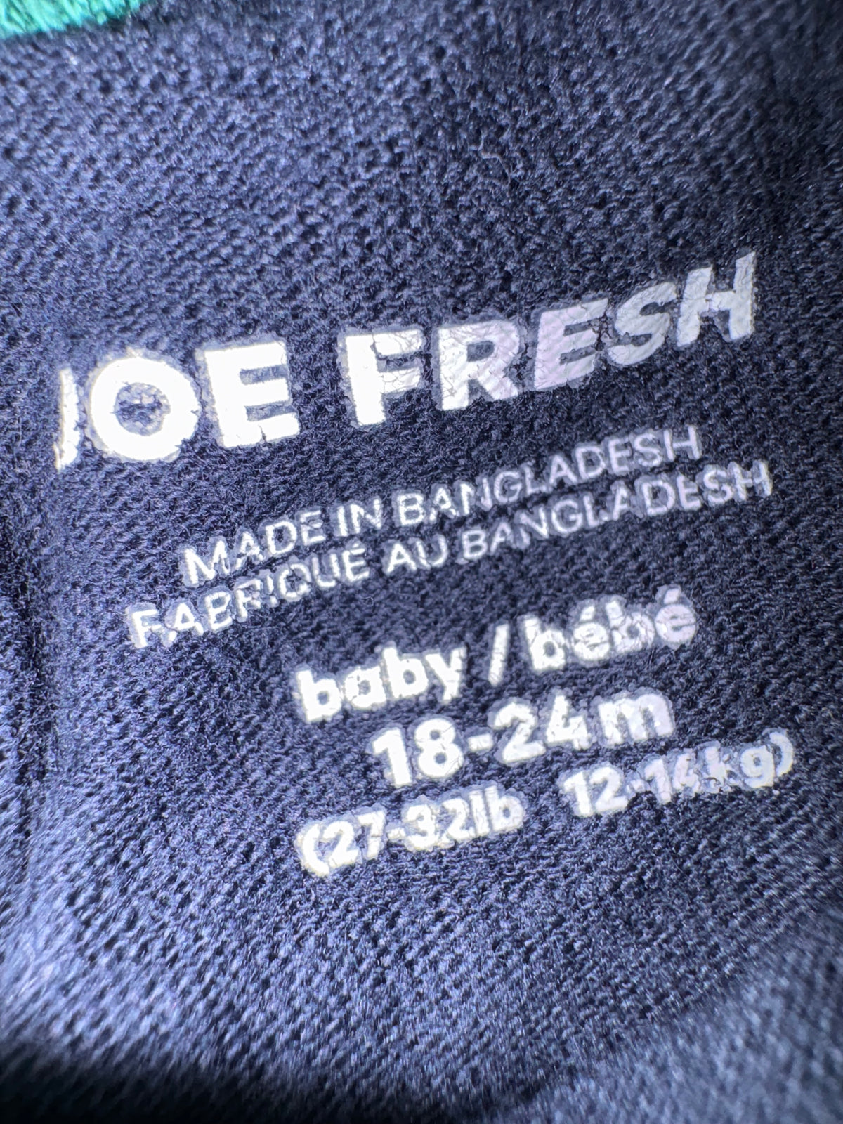 Chandail Joe Fresh 18-24 mois (cmb)