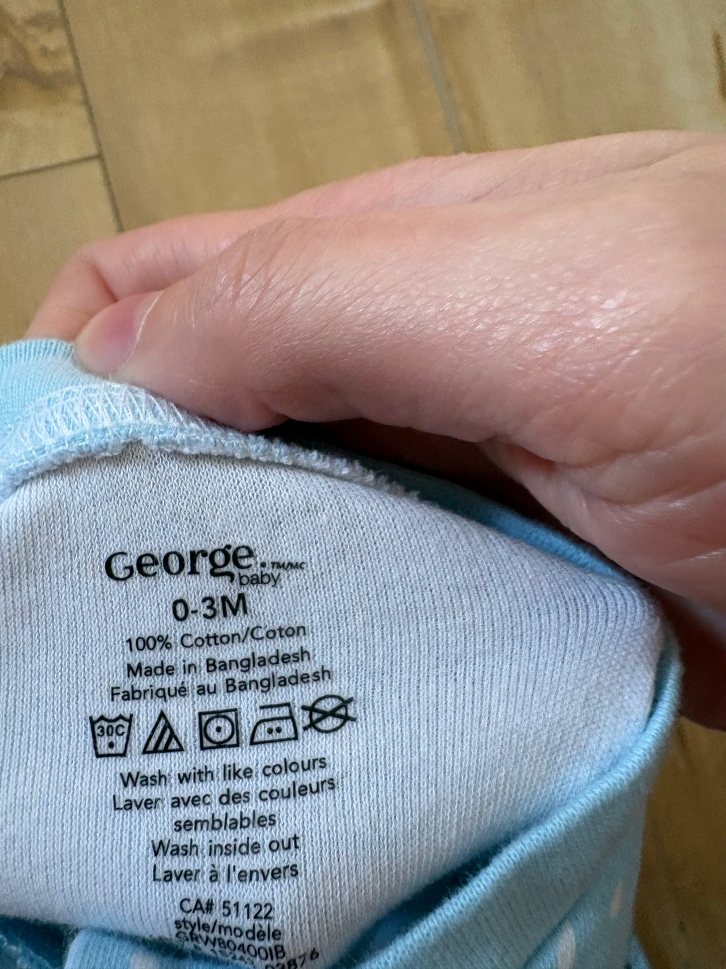 Pyjama george 0-3 mois