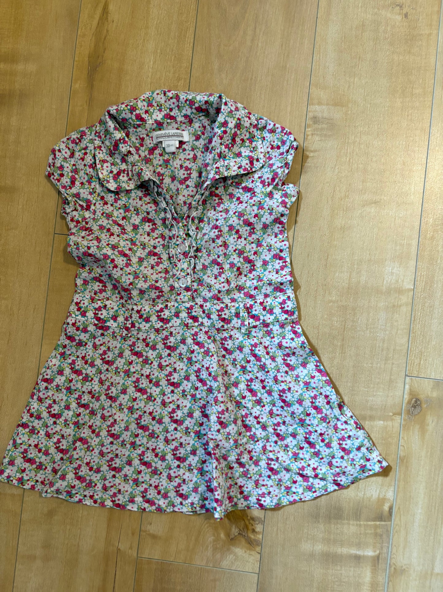 Robe vintage genevieve lapierre 3-4 ans