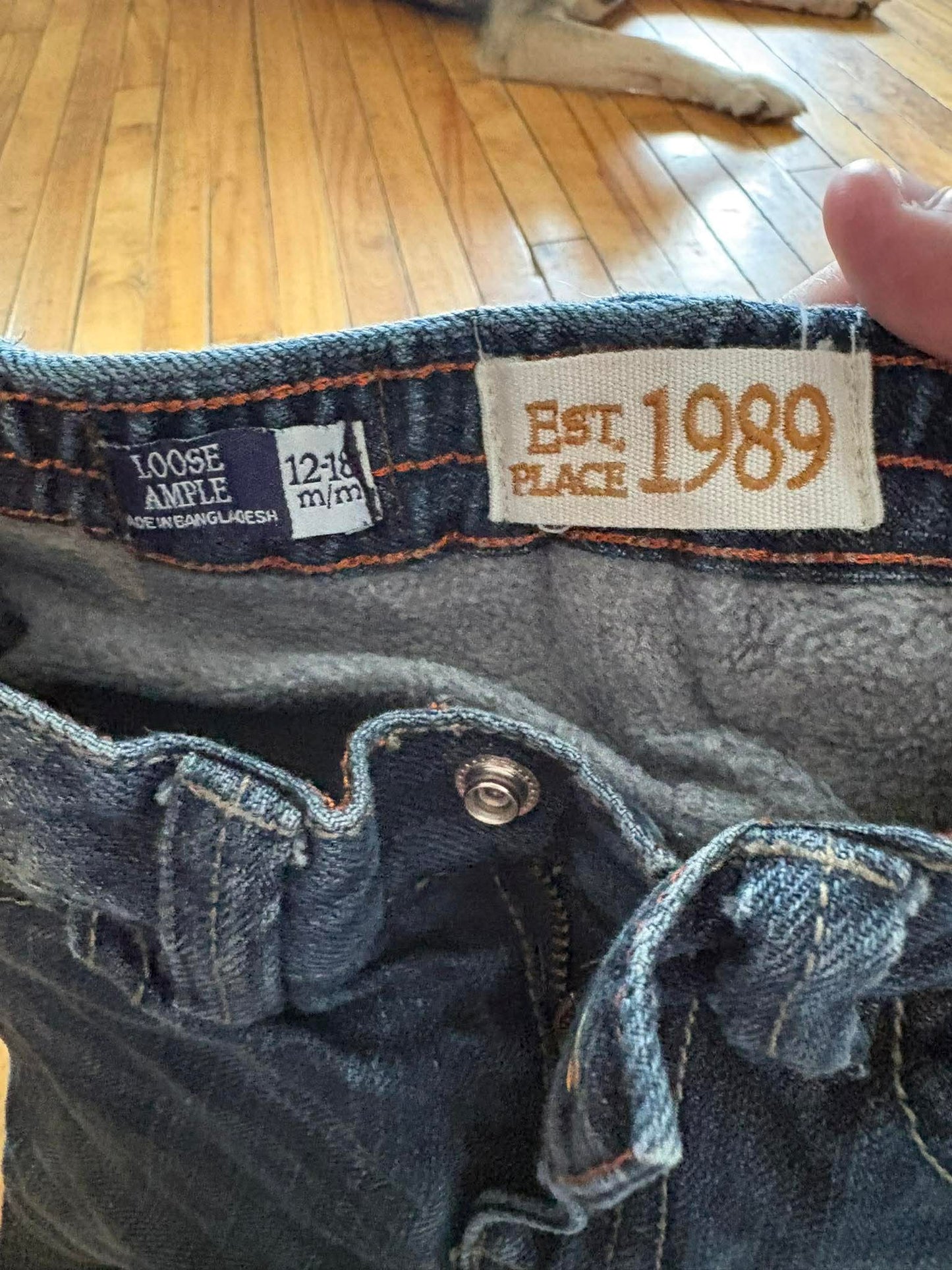 pantalon place doublé 12-18 mois*