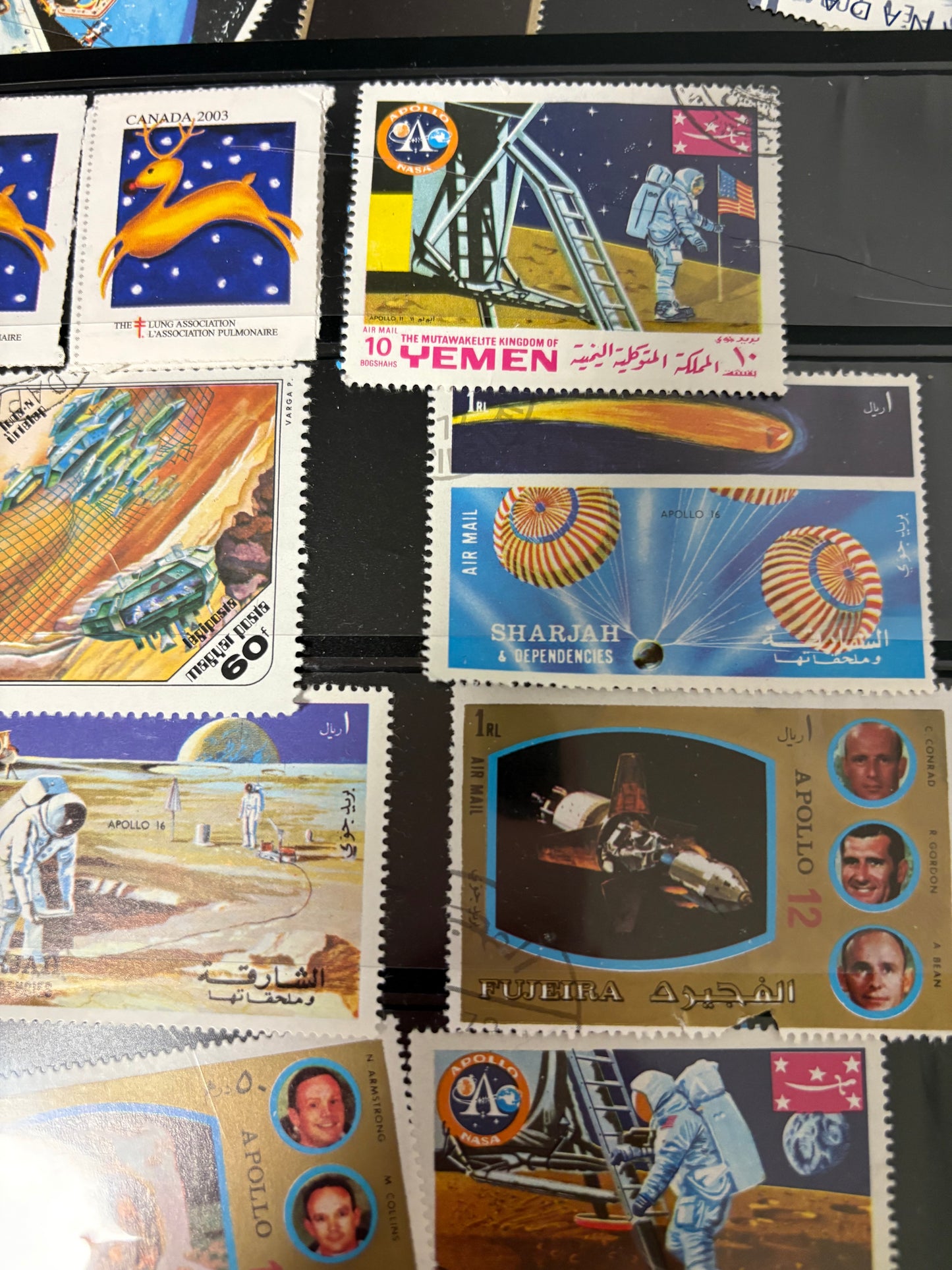 Collection de timbre valeur de 1000$ et plus