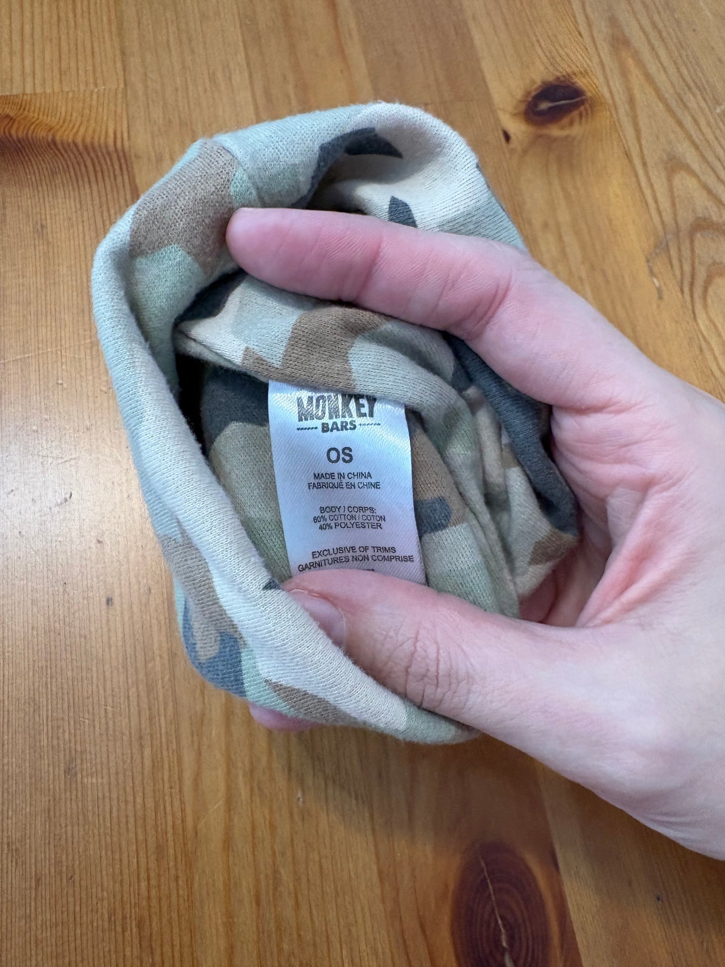 Bonnet monkey bar 0-3 mois