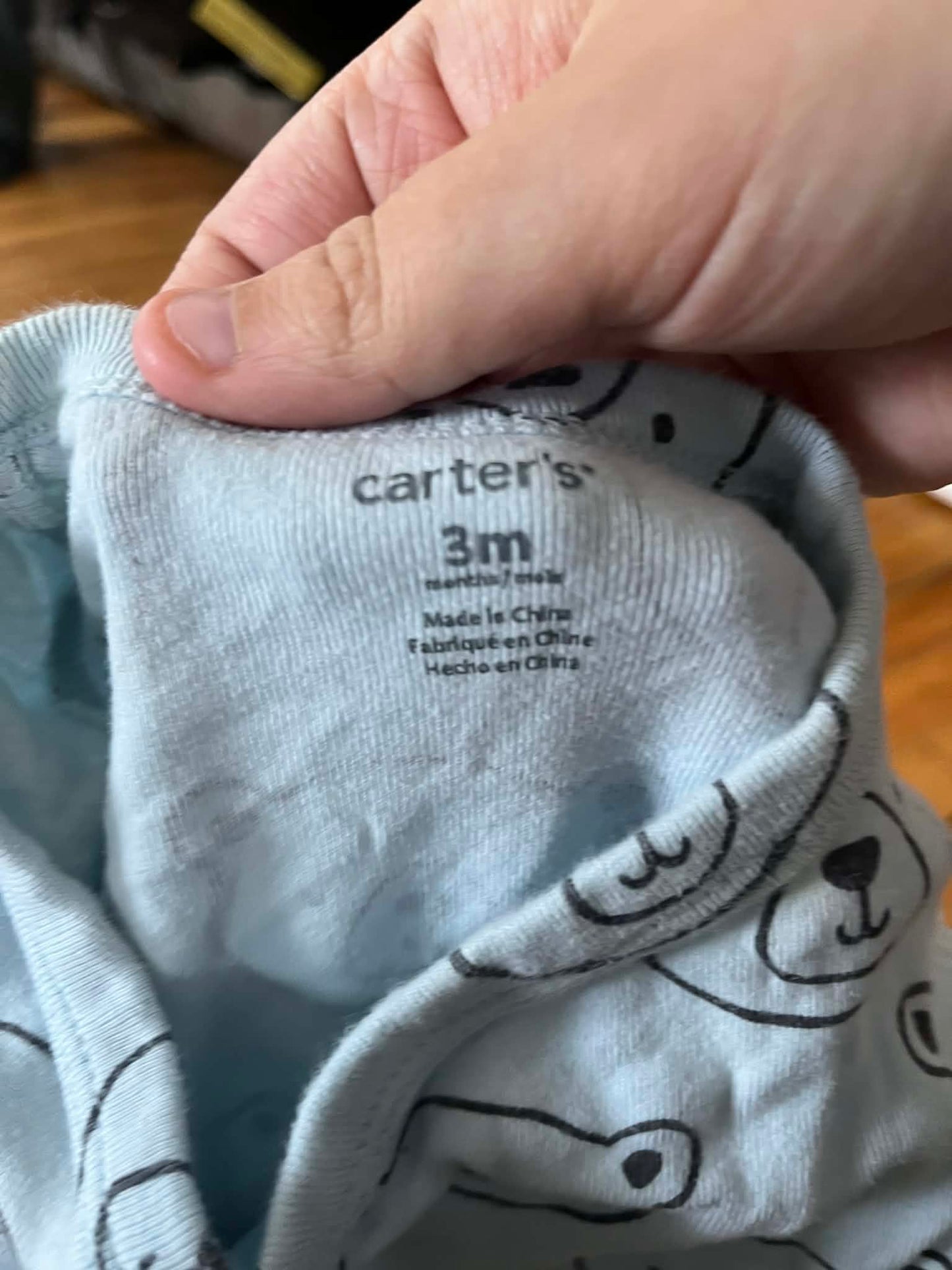 Cache-couche carter’s 3 mois