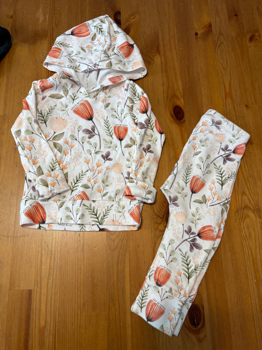 Ensemble Rose des vents création québécoise 12-18 mois