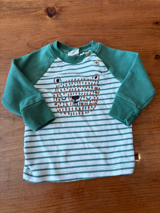 Gilet deux petit canard bio 3 mois état neuf