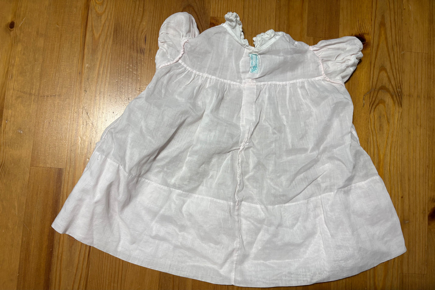 Robe rose bébé vintage 1950’’ tiny tot 0-3 mois