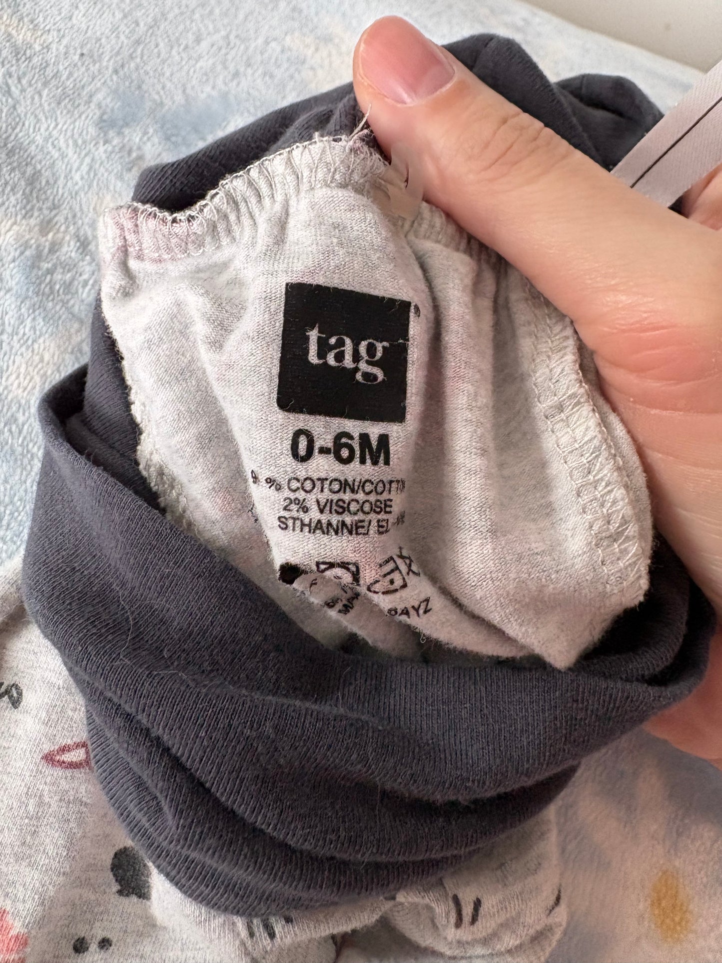 Pantalon tag 0-6 mois