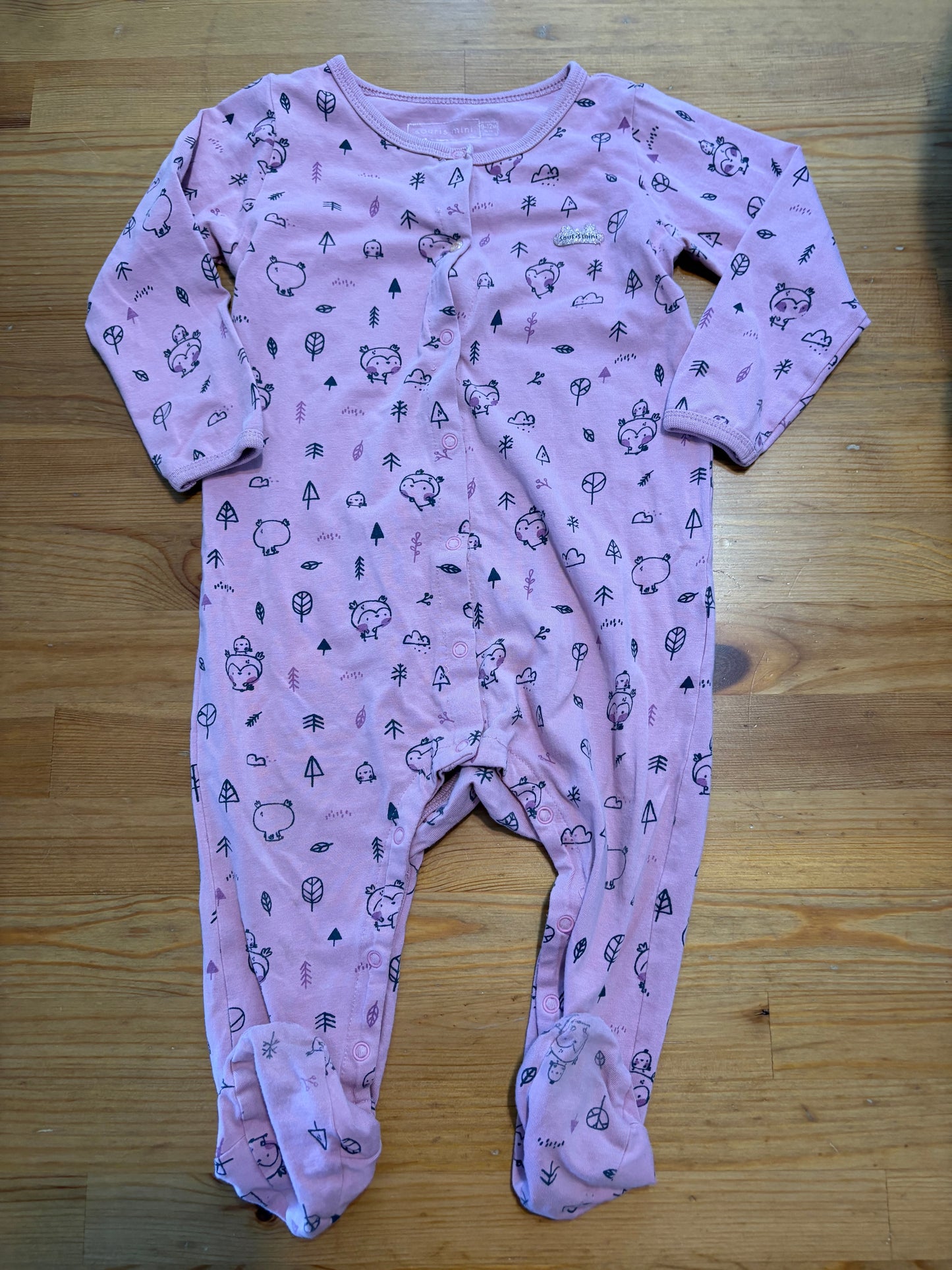 Pyjama souris mini 9-12 mois