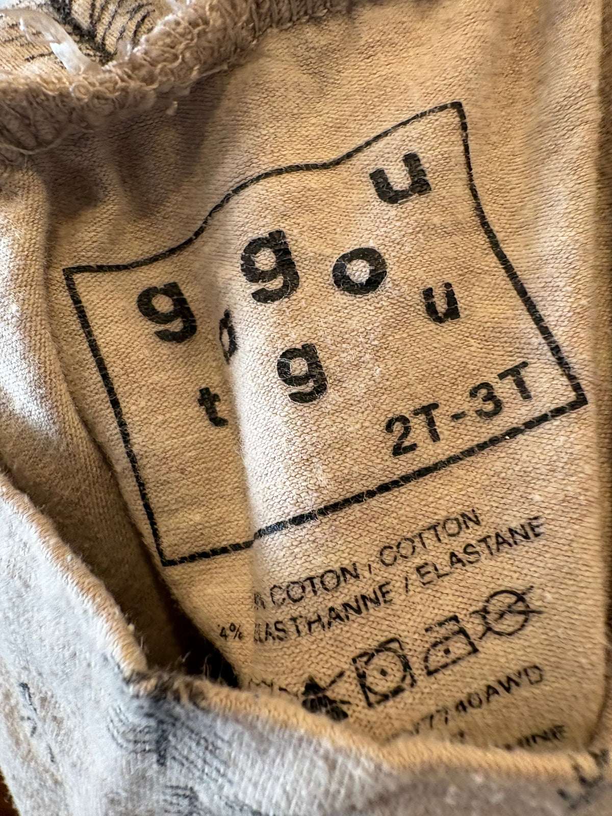Pantalon évolutif gagou tagou 2-3T (cmb)