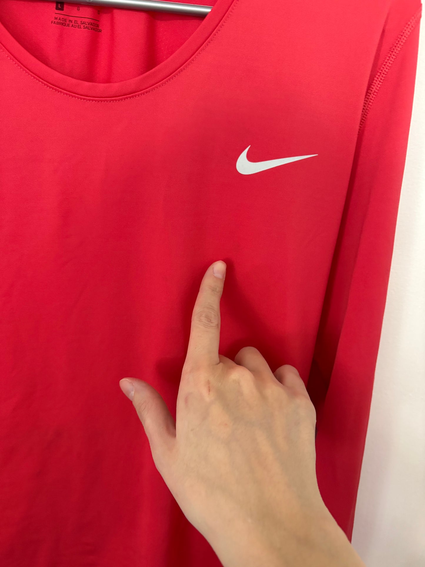 Gilet nike dry fit Rouge corail *