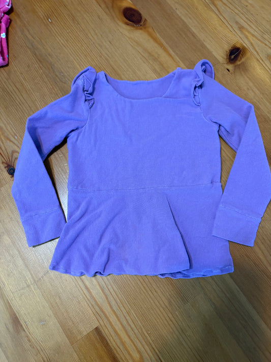 Gilet fait à la main 6-9 mois tissus extensible