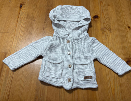 Veste tricot trois moutons 1 mois