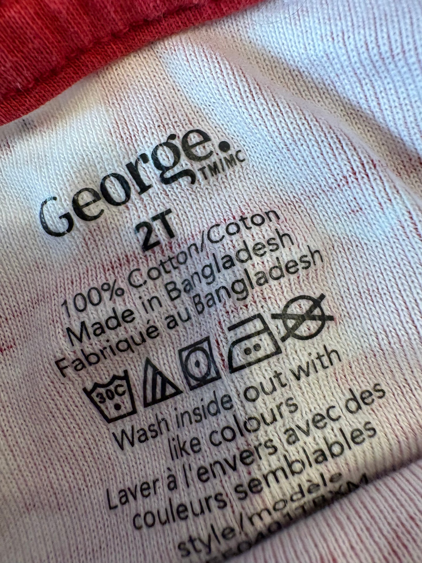 Chandail Noël George 2T (cmb)