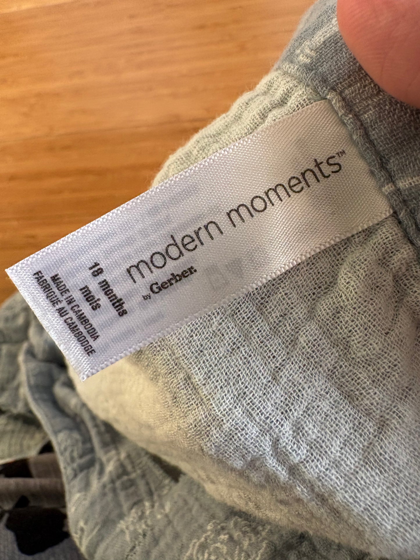 Ensemble Gerber modern moment 18 mois (cmb)