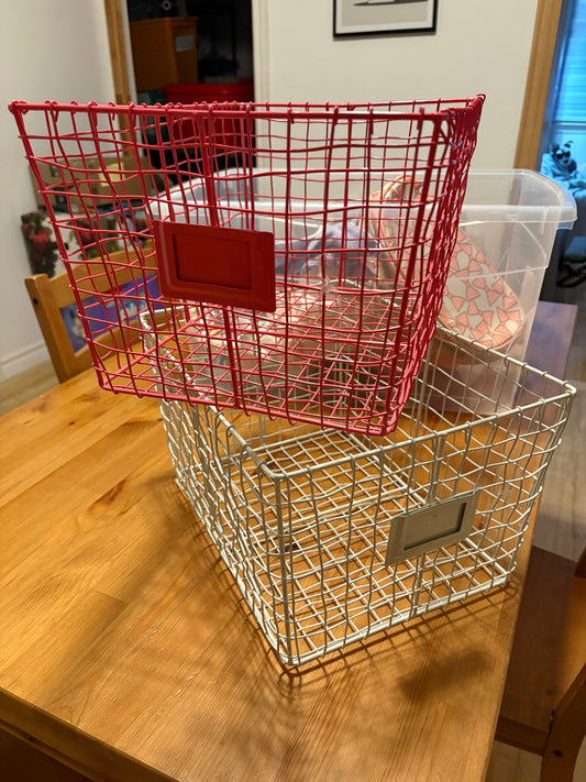 Lot de deux Panier souris mini