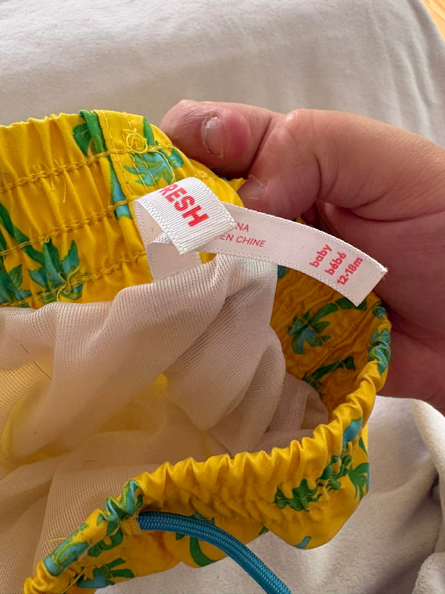 Costume de bain 12-18 mois joe fresh état neuf