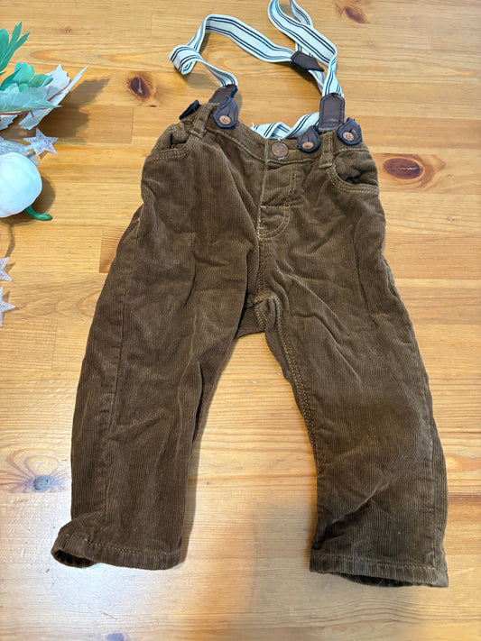 Pantalon salopette h&m 6-9 mois