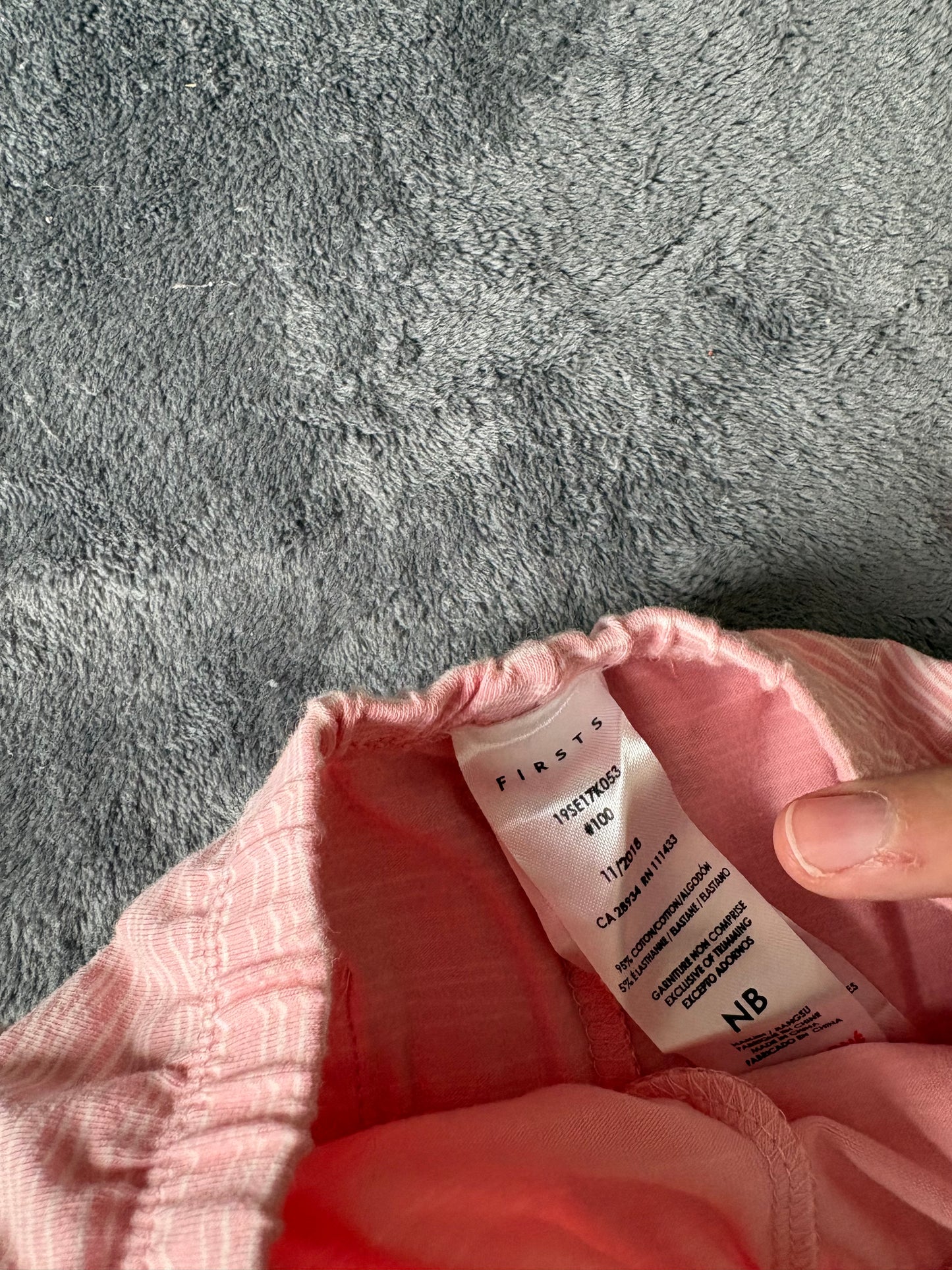 Short petit lem nouveau-née état neuf