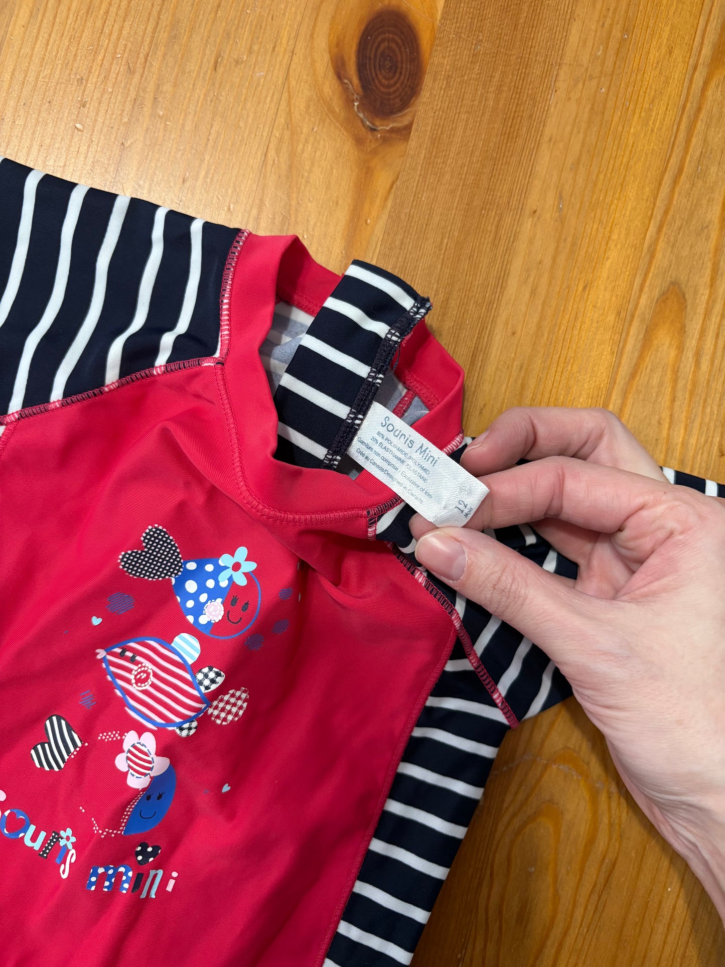 Costume de bain souris mini neuf 12 mois