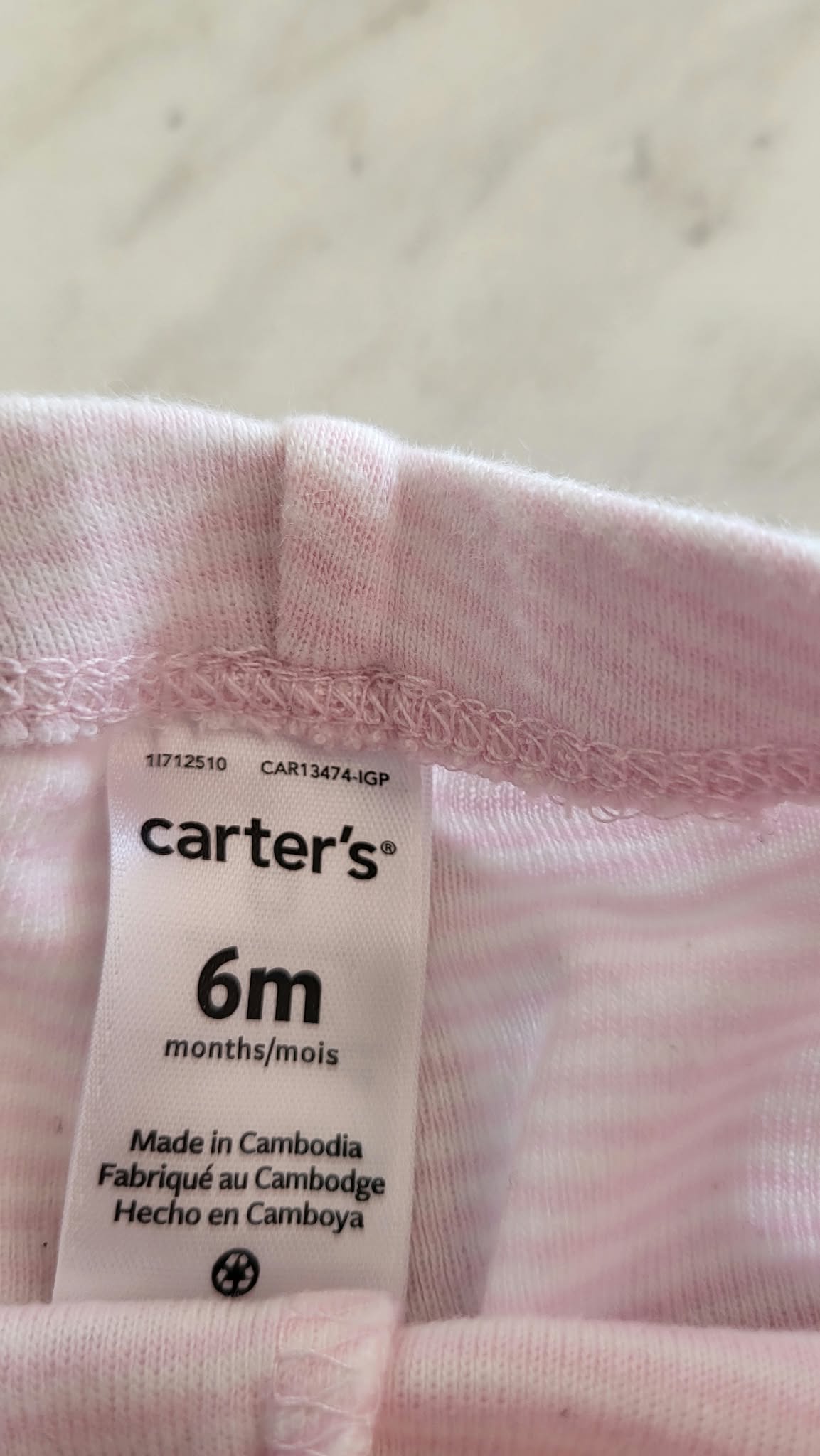 Pantalon carter’s 6 mois