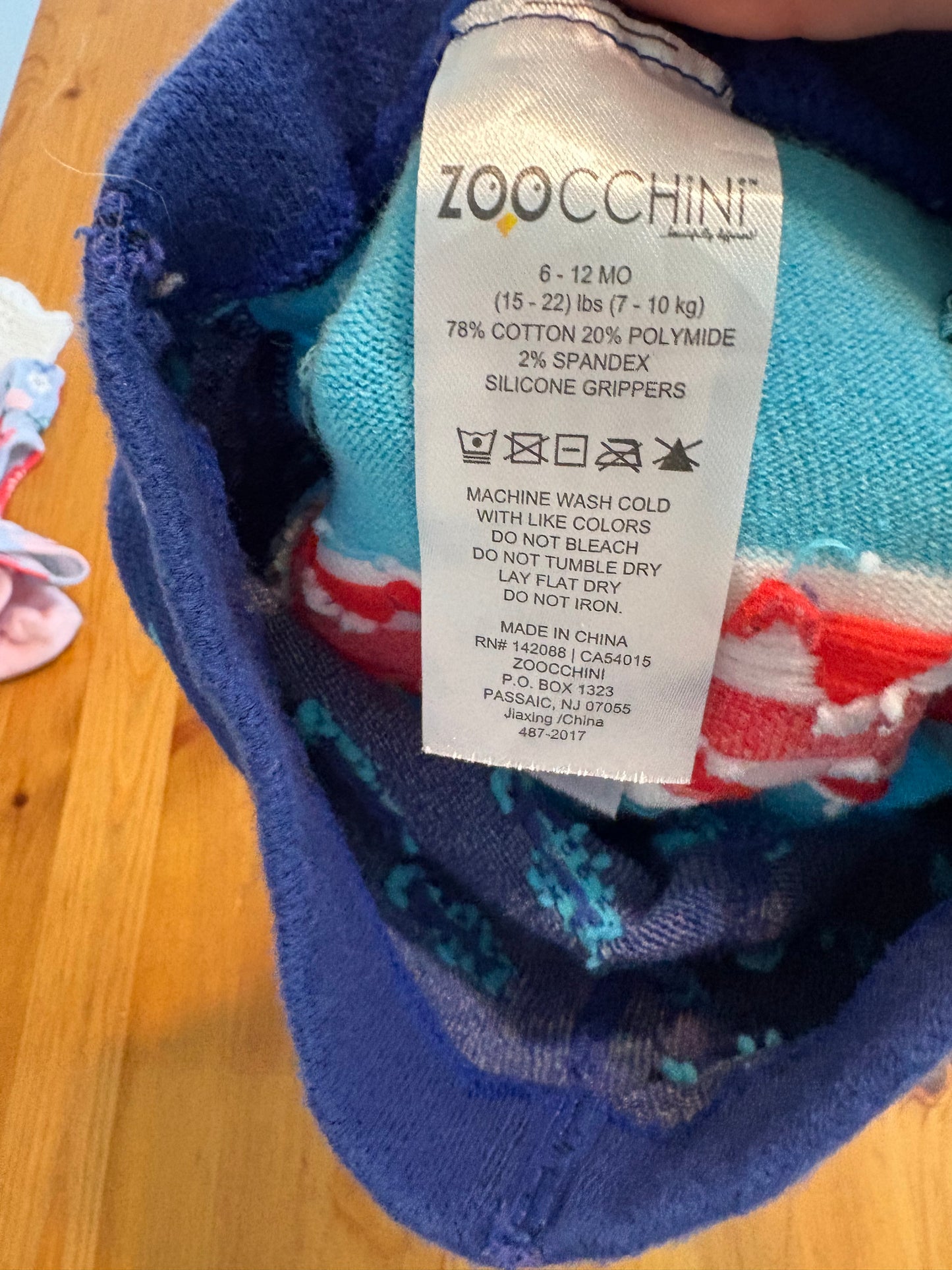 Collant zoochini 6-12 mois genoux anti-dérapant