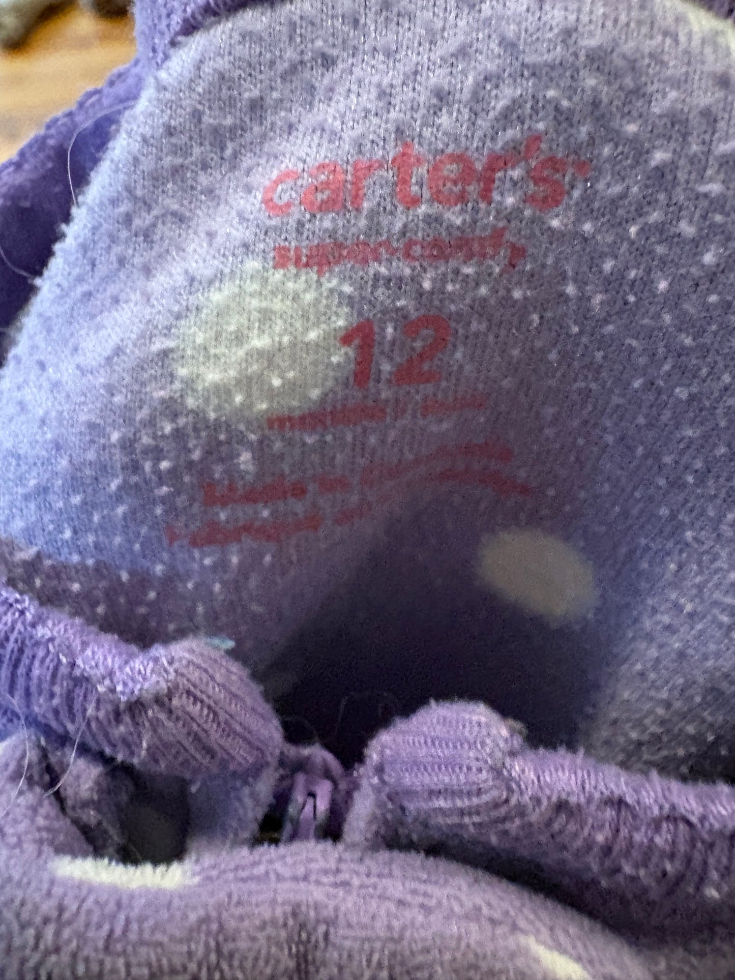 Pyjama carter's 12 mois