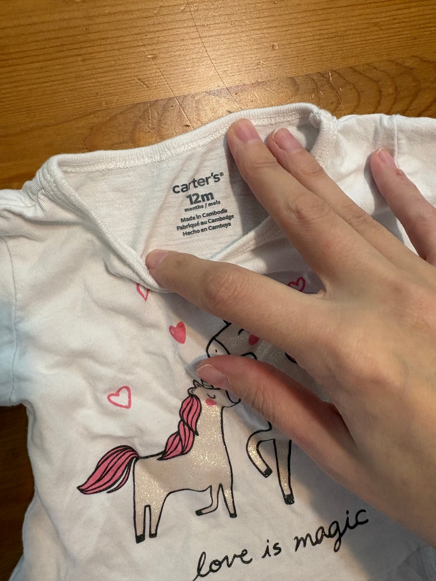 Gilet carter’s 12 mois