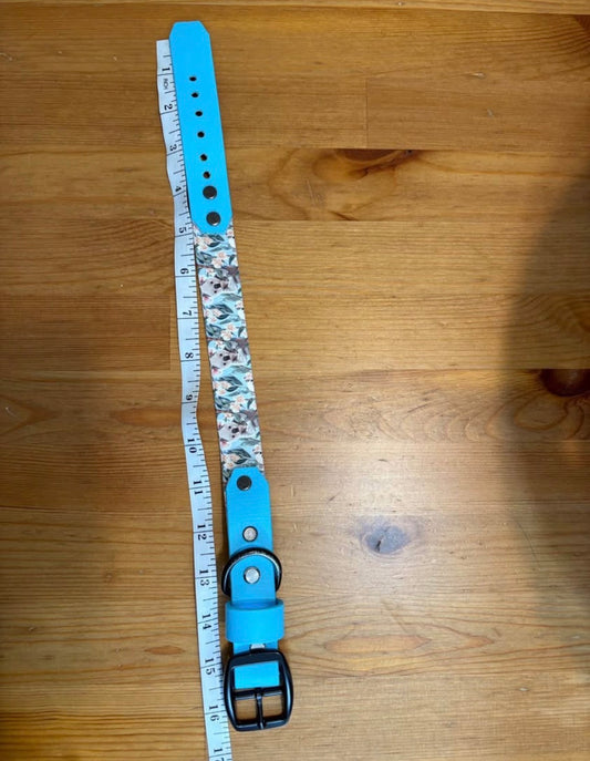 Collier en biothane small/medium fait pour chien de race petite moyenne ( schnauzer miniature ou nain ) Valeur 40$