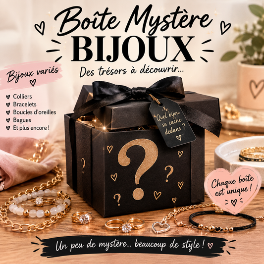 Boite mystère bijoux small/médium valeur 25$