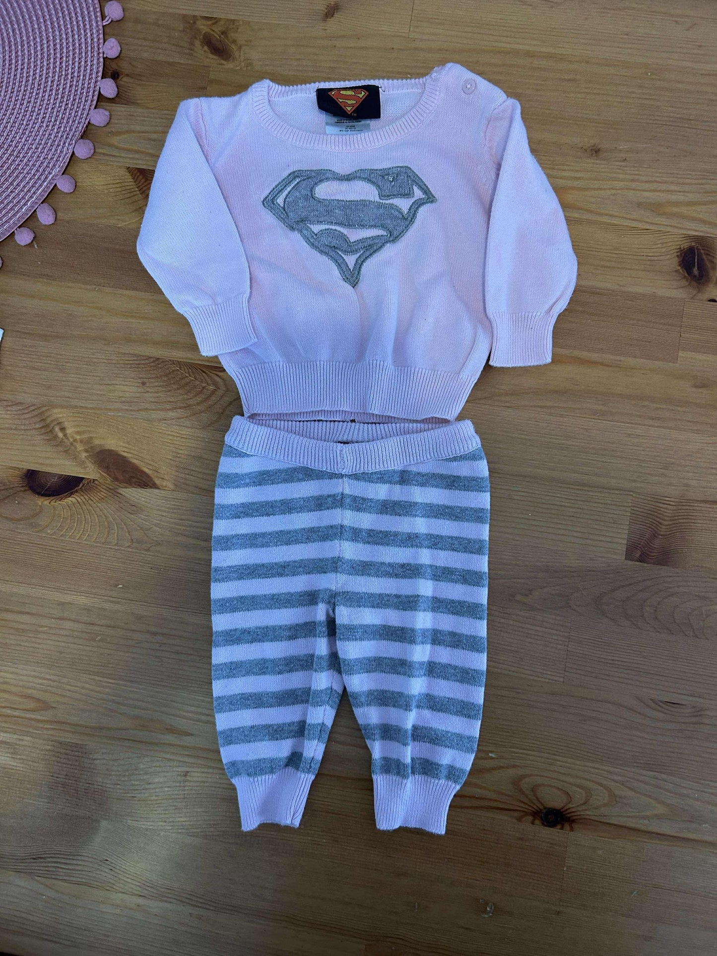 Pyjama tricot Super girl 0-3 mois