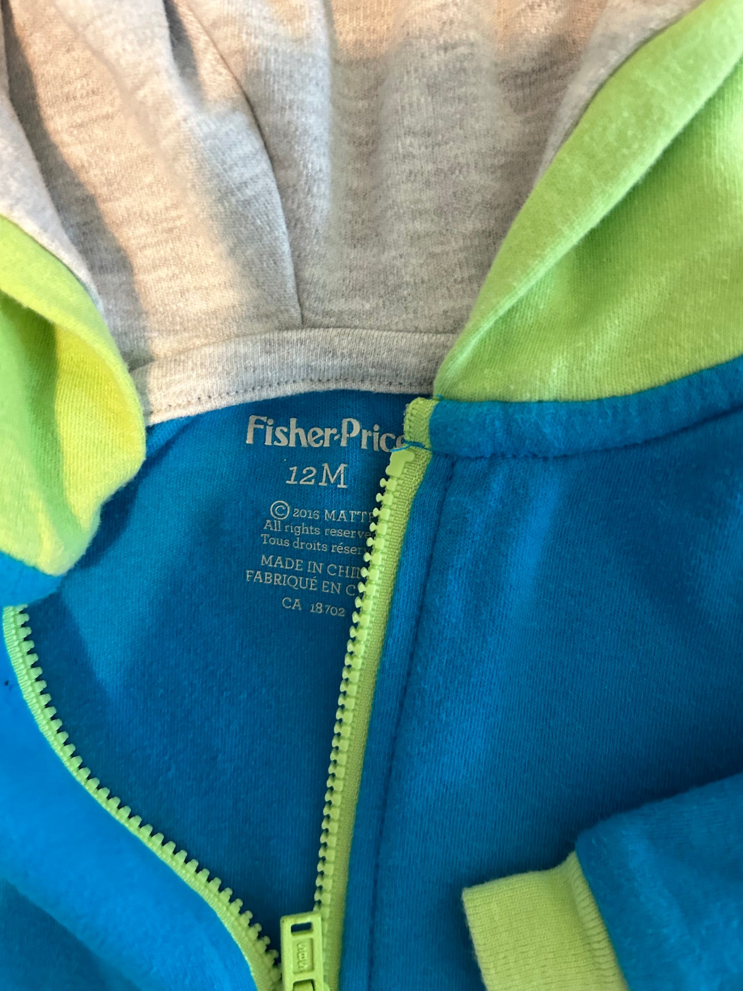 Ensemble veste cache-couche 12 mois fisher price