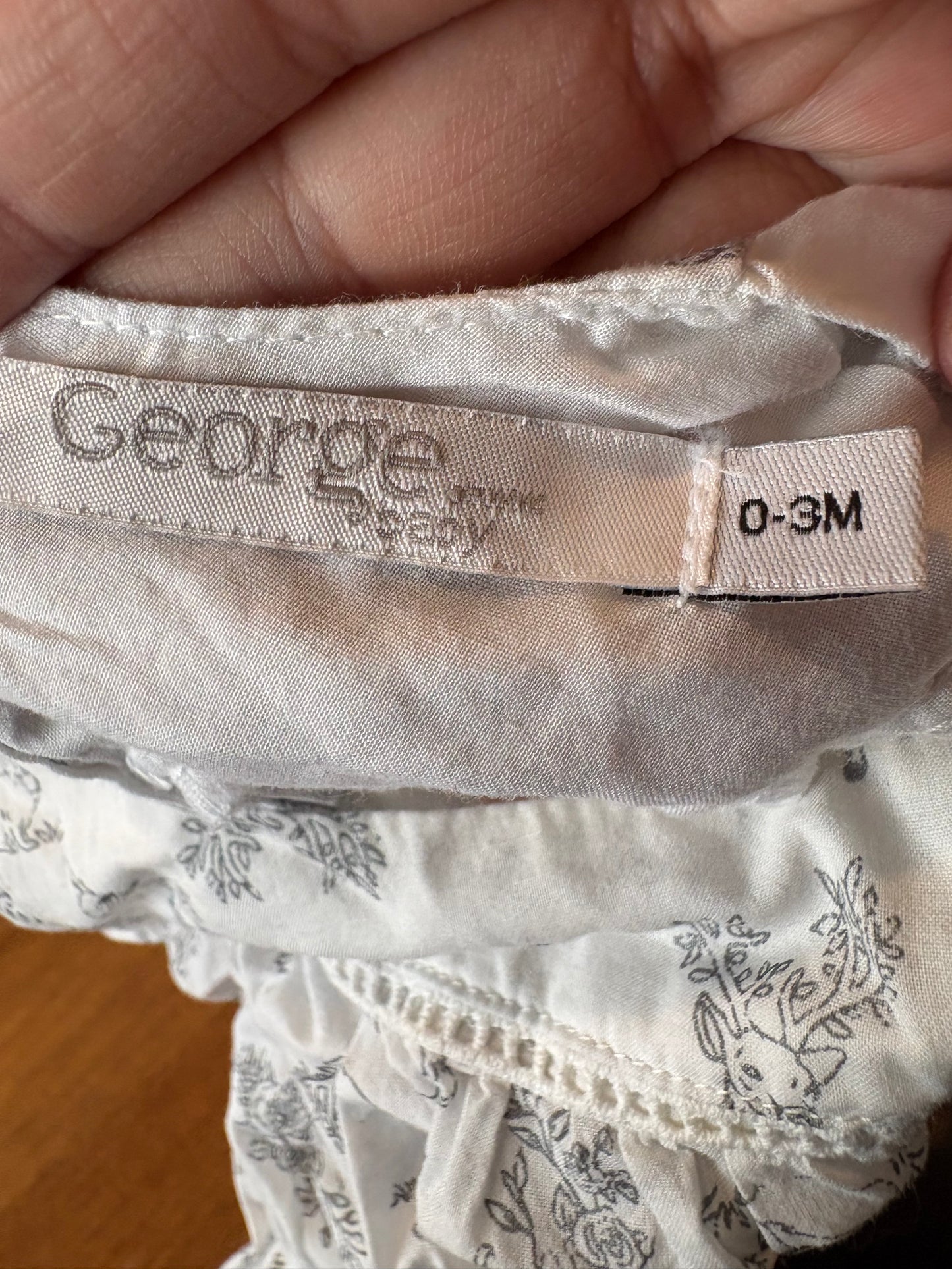 Chandail george 0-3 mois