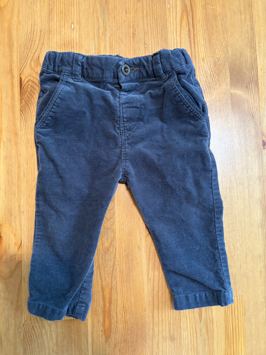 Pantalon zara en velour 9-12 mois