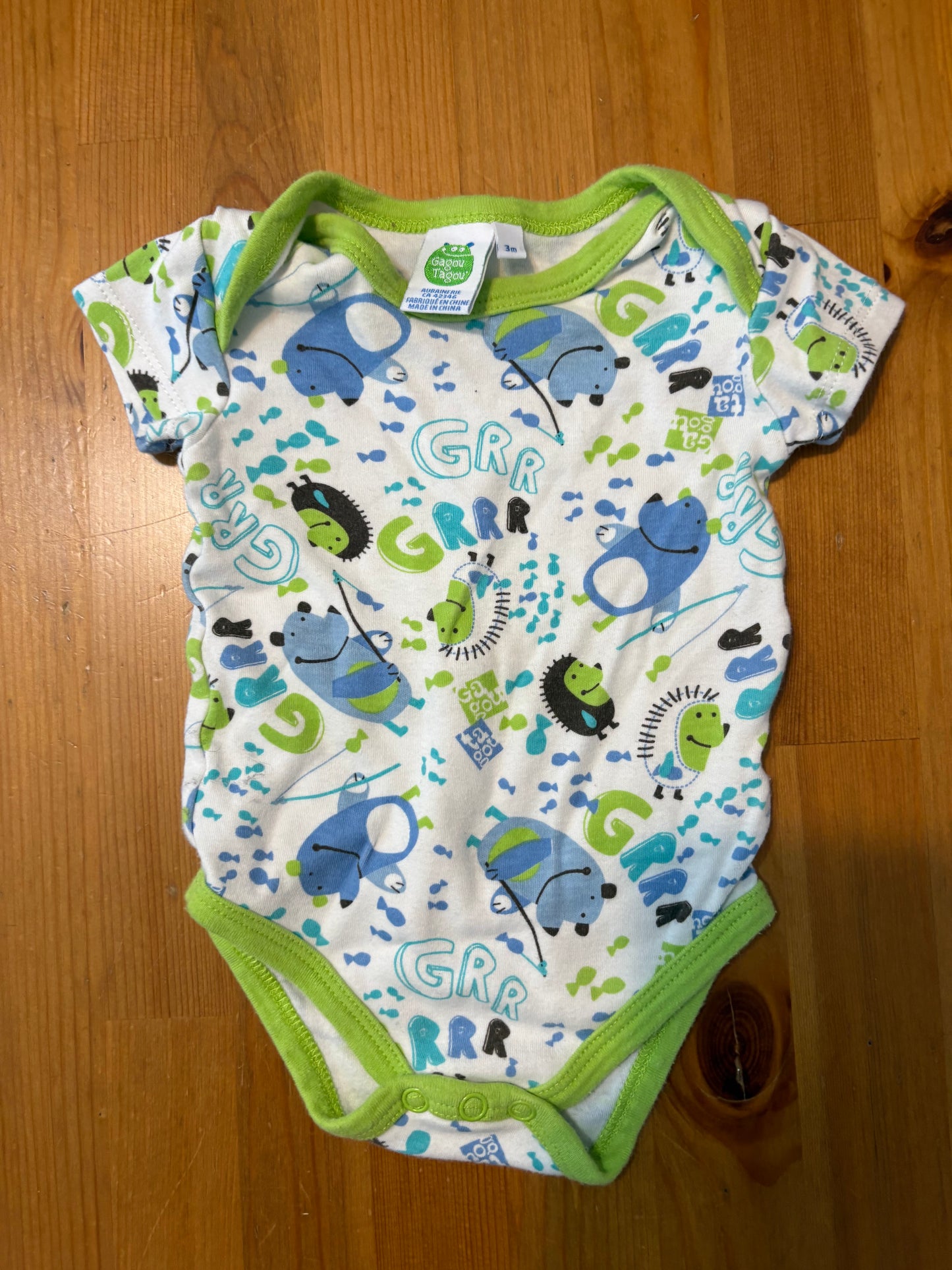 Cache-couche gagou tagou 3 mois