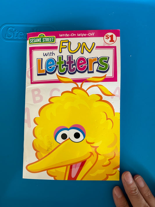 Livre effacable fun letter neuf *