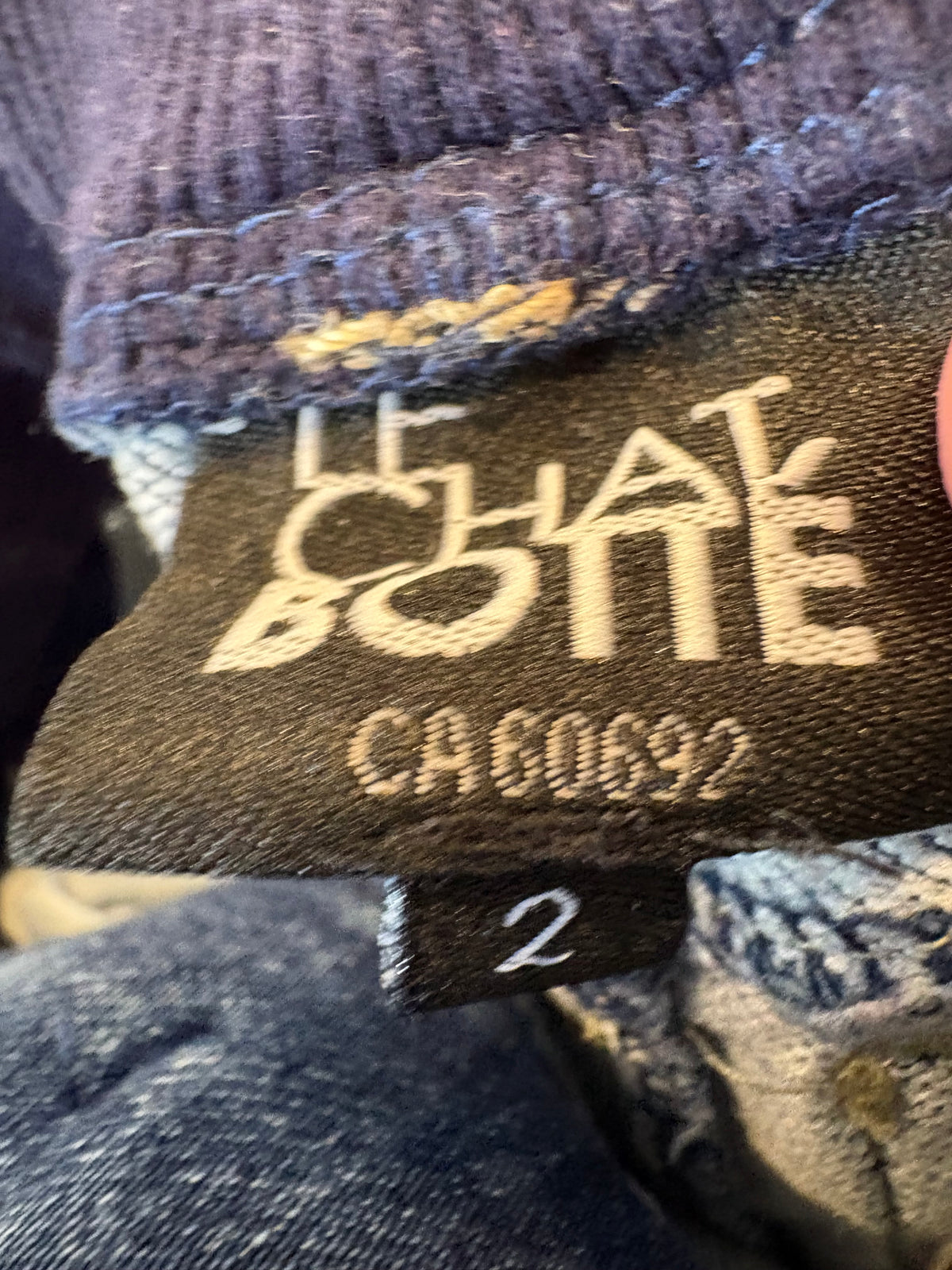 Pantalon chat botté 2T (cmb)