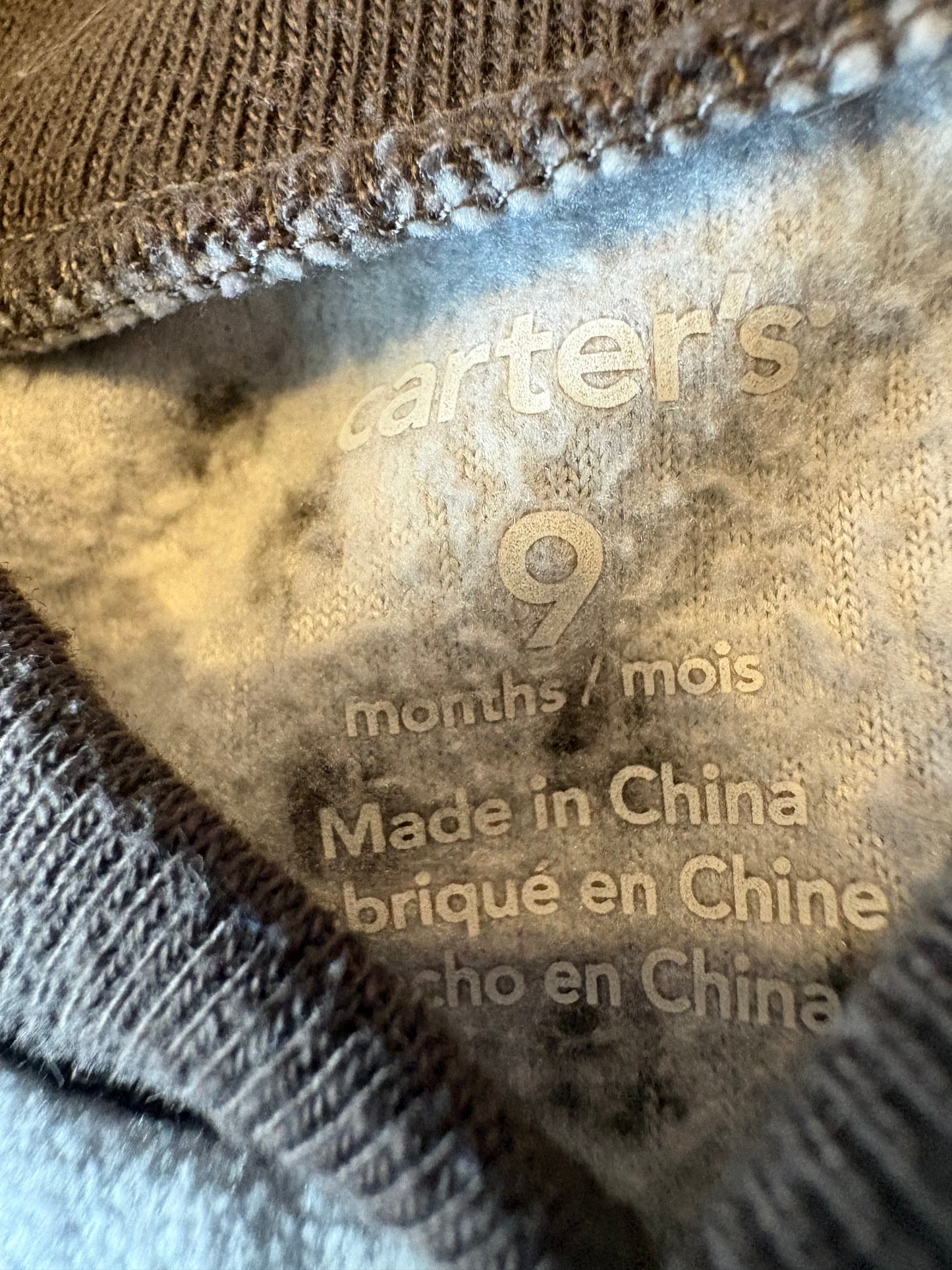 Pyjama carter's 9 mois