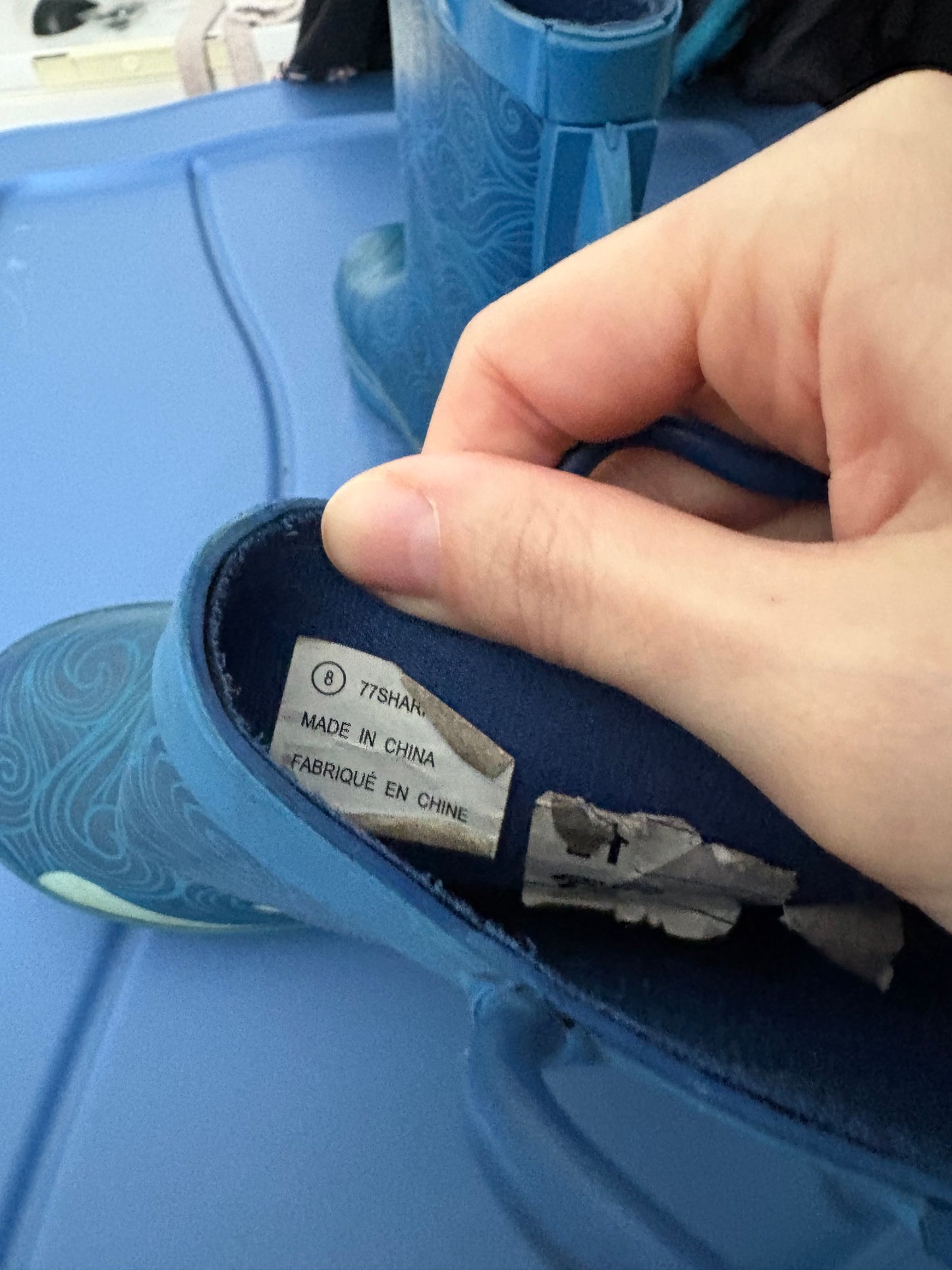 Botte de pluie taille 8 jeune enfant