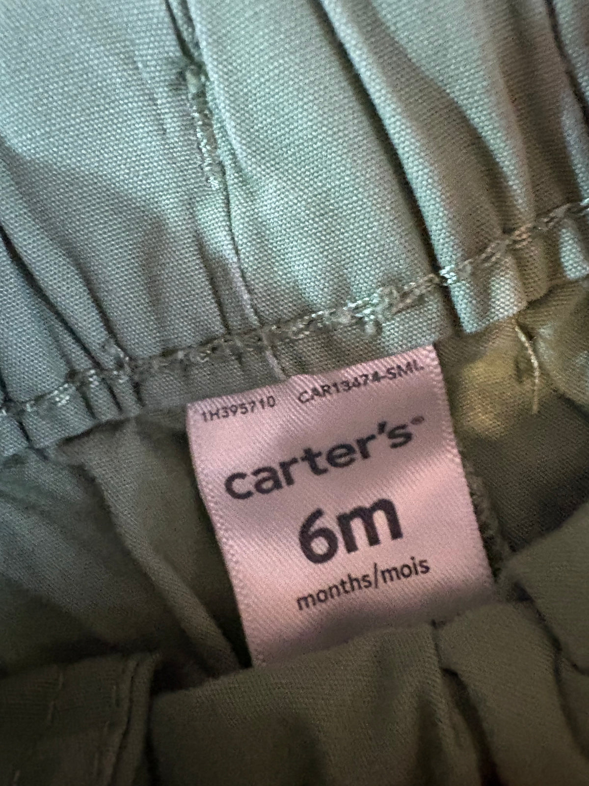 Short carter's 6 mois (cmb)