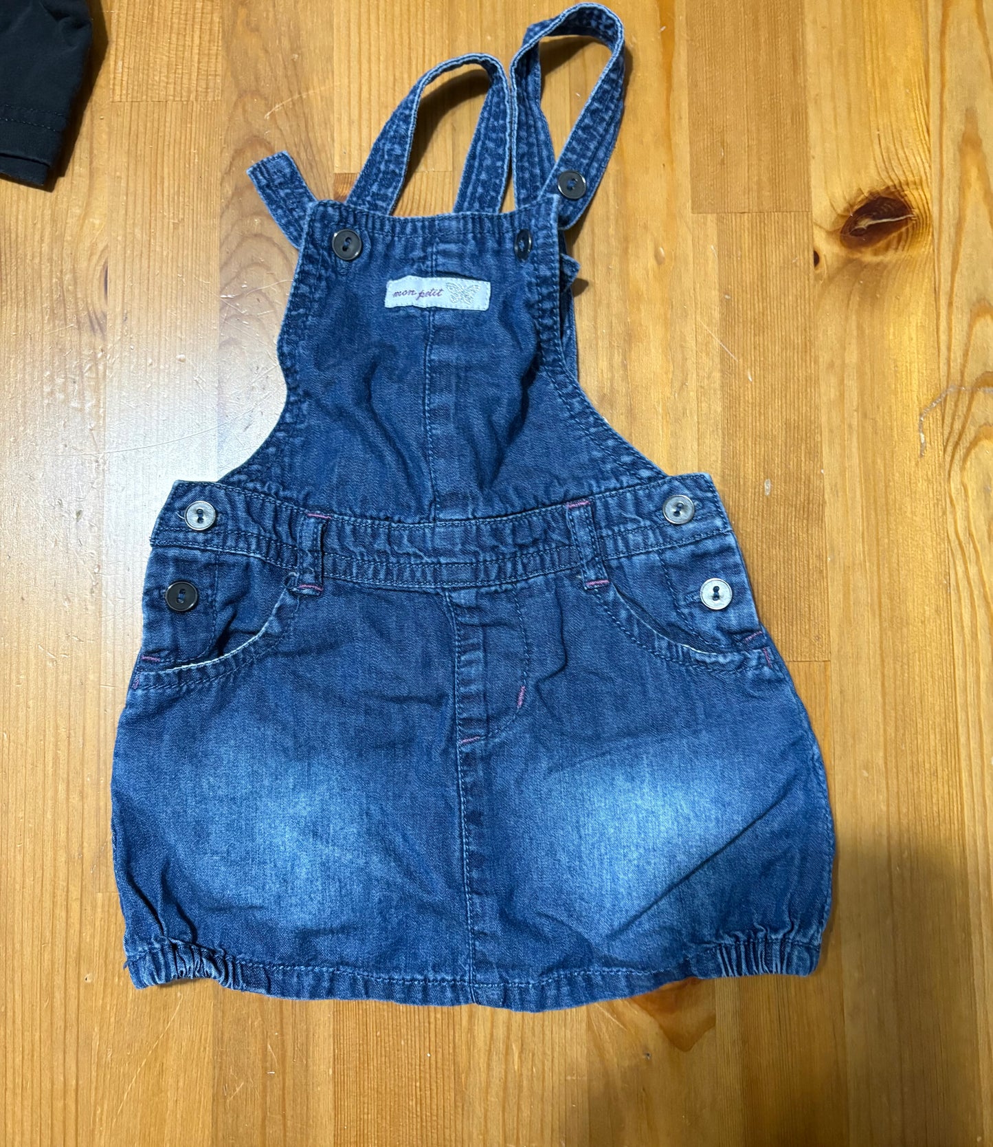 Robe salopette mon pti cailloux 6 mois