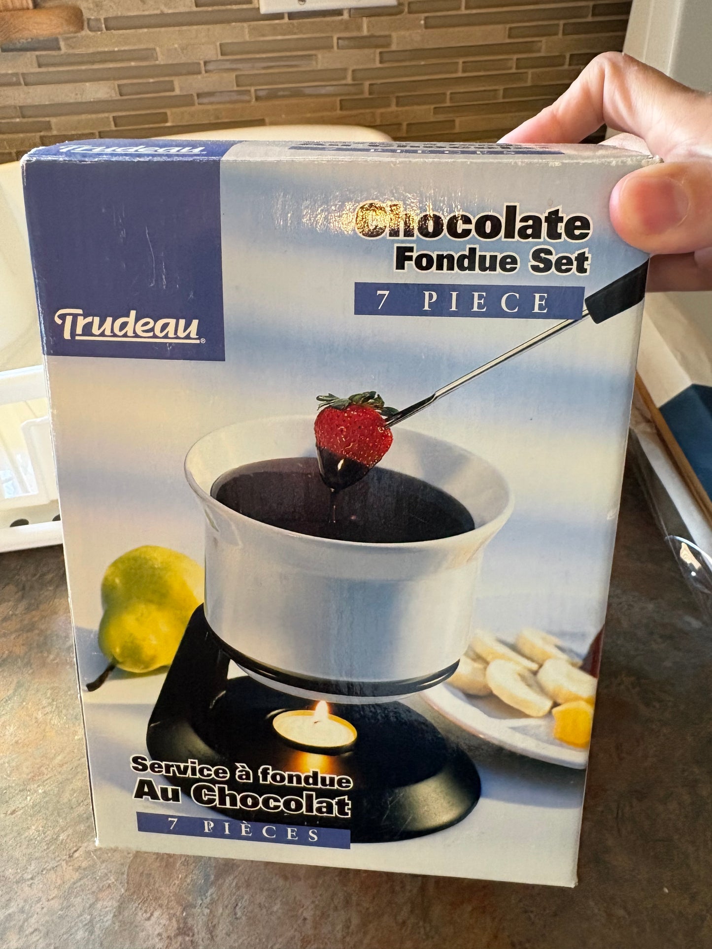 Set chocolat fondue trudeau neuf