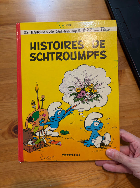 BD histoire de shtroumpfs